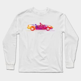 Mazda Miata MX-5 1990 Illustration - c Long Sleeve T-Shirt